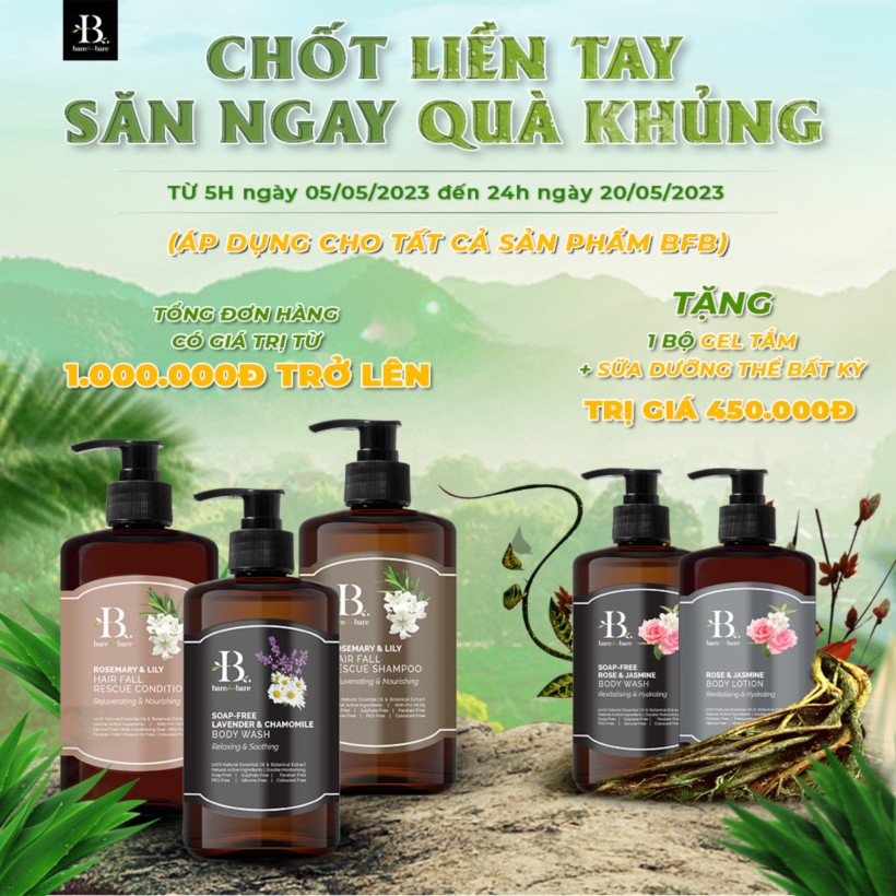 Khuyến mãi Bare for Bare chính hãng giá tốt tháng 5 Droppii