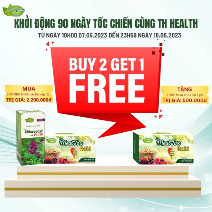 Khuyến mãi TH Health khởi động 90 ngày tốc chiến - Droppii