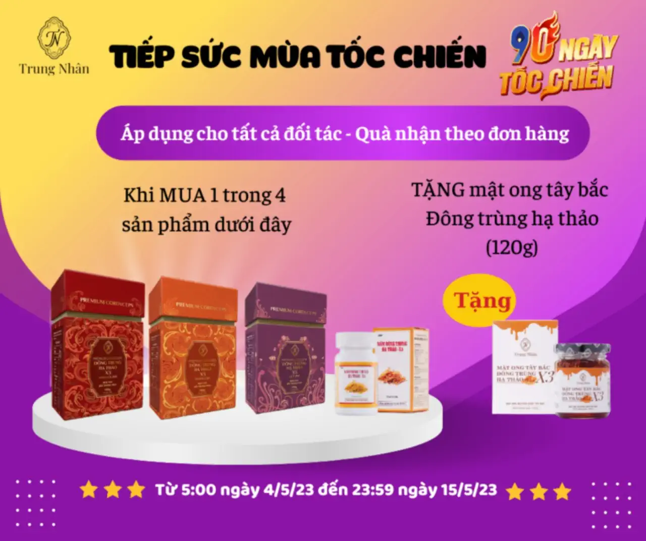 Khuyến mãi Trung Nhân chính hãng giá tốt tháng 5 - Droppii