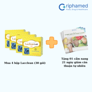 Mua 4 Hộp Lacclean (30 Gói) + Cẩm Nang